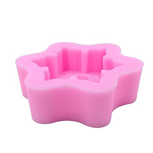 Monqui Snowflake Christmas Silicone Mold for Handmade Soap, Crafts, Candle, Chocolate, Muffins, Ice - Image 5