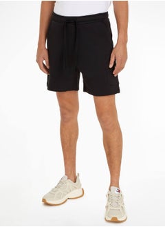 Men's Badge Brushed Terry Cargo Shorts -  Pure brushed cotton terry, Black - pzsku/Z147EA64499880ED5AE08Z/45/_/1723744105/ccd31347-4bf7-4761-9629-df0d284f3943