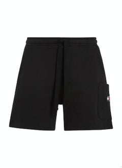 Men's Badge Brushed Terry Cargo Shorts -  Pure brushed cotton terry, Black - pzsku/Z147EA64499880ED5AE08Z/45/_/1723744110/498e2de0-e685-4edb-aec3-0f54d5dfb470