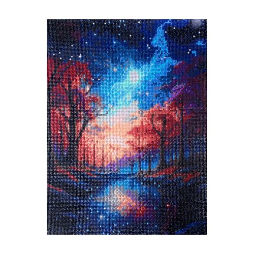 itsy-bitsy Itsy Bitsy DIY 5D Diamond Painting Kit Starry Sky 40 X 50 CM 1pc | Art & Craft, Creative, Fun & Activity Kit | Gift for Kids, Adults - Image 1