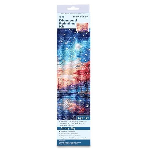 itsy-bitsy Itsy Bitsy DIY 5D Diamond Painting Kit Starry Sky 40 X 50 CM 1pc | Art & Craft, Creative, Fun & Activity Kit | Gift for Kids, Adults - Image 4