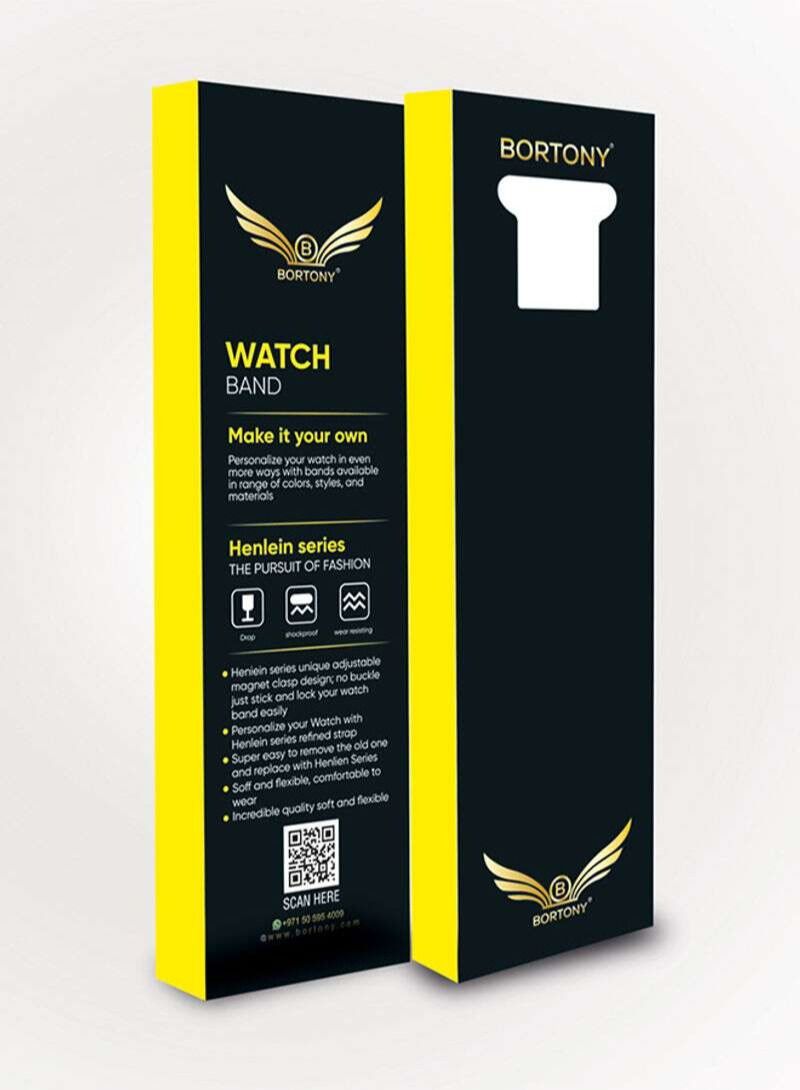 BORTONY Replacement Band For Apple iWatch Series 5/4/3/2/1 42-44mm - Image 3