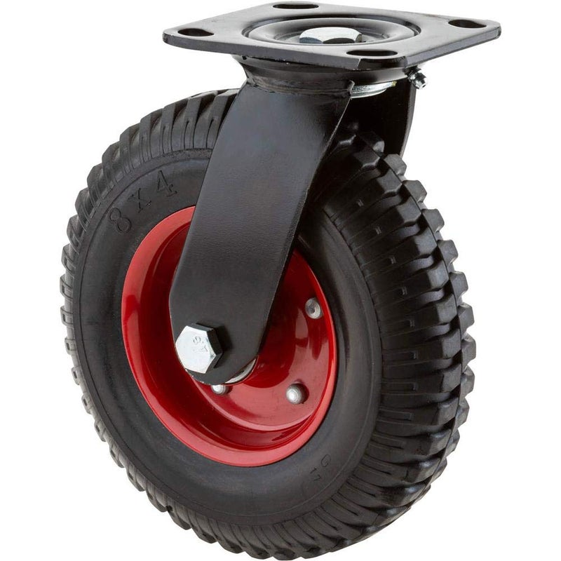 Steelex D2581 Swivel Heavy Duty Industrial Wheel, 8-Inch - Image 1