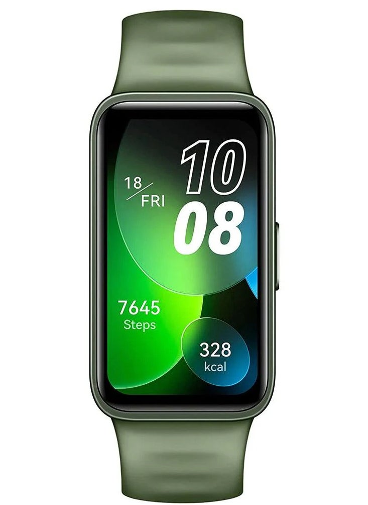 Huawei Band 8 - Green Polymer Body with Green Silicone Strap - pzsku/Z147ED3F0DA3114EF6DCDZ/45/_/1722960436/79e9c310-cd0d-4f02-9ca6-1537b52a30c1