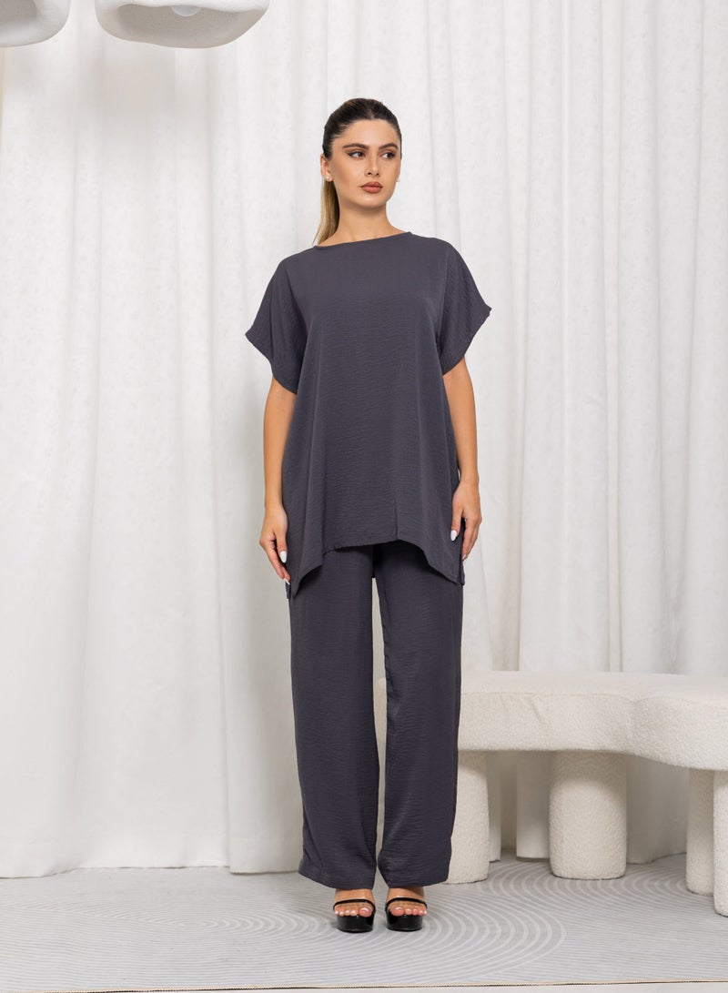 Nikias Hamriya Crepe Trouser Set 