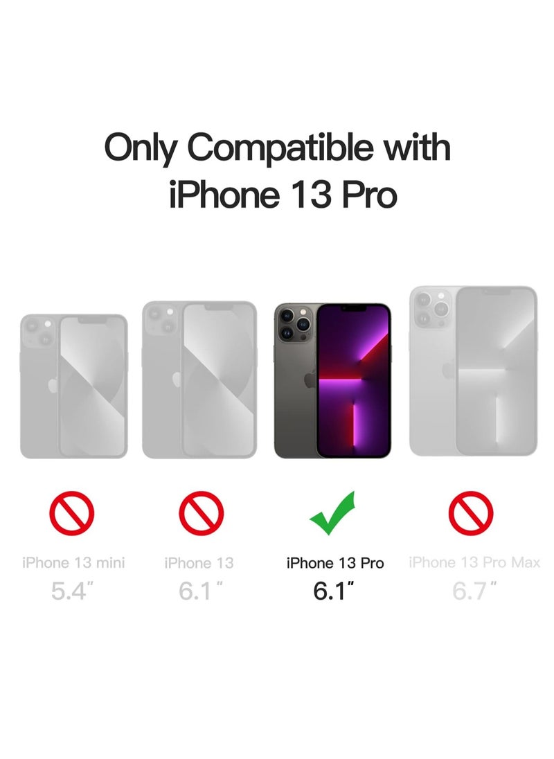 BORTONY - Silicone iPhone 13 Pro Protective Case Cover 6.1 inch Inside Microfiber Lining For Apple iPhone 13 Pro White - Image 1