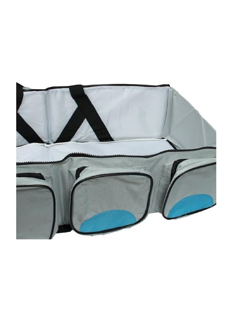 Travel bag and baby cradle at the same time Multi-functional Multi-function baby diaper bag - travel crib. Diaper bag and travel crib