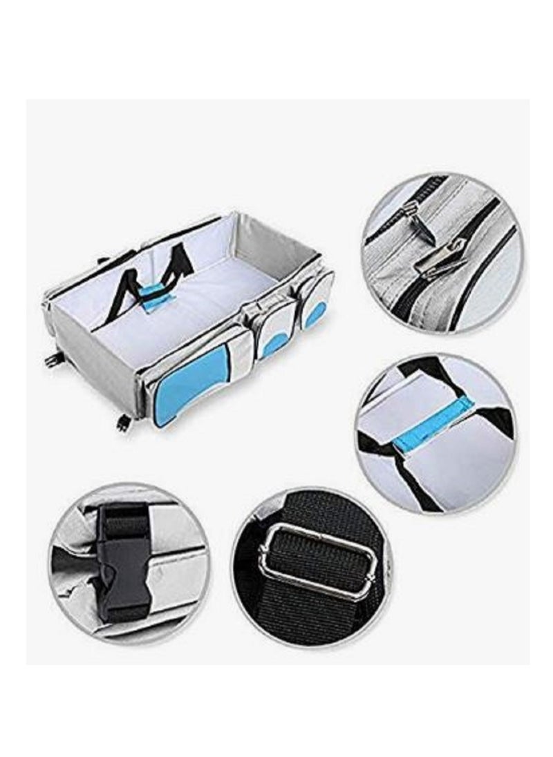 Travel bag and baby cradle at the same time Multi-functional Multi-function baby diaper bag - travel crib. Diaper bag and travel crib