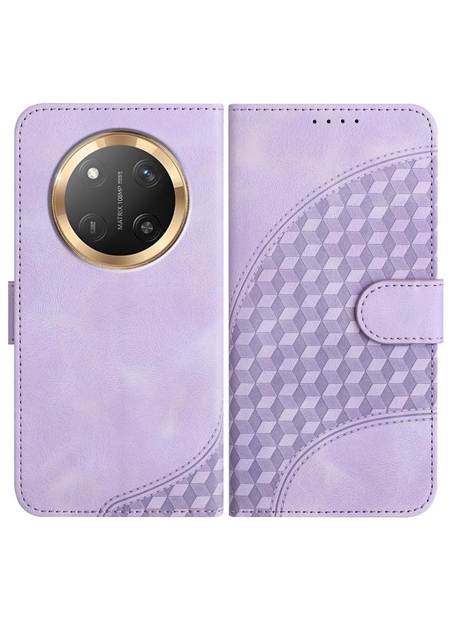 Green Tiger Case For Honor X9c Global Elephant Head Embossed Phone Leather Case with Lanyard - Image 1