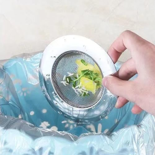 Hodaqe Kitchen Sink Strainer Stainless Steel 4.5 Inch, Kitchen Sink Drain Strainer, Sink Strainers for Kitchen Sinks with (2 Pcs) - Image 5