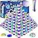 WUJYLY Galaxy Slime Kit for Kids 116 Pack Valentines Slime Party Favors Stress Relief Toys Classroom Rewards and Birthday Goodie Bag Fillers Stretchy and NonSticky Slime for Girls and Boys - Image 3