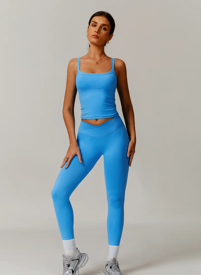 KAWN.YOGA Womens Square Neckline Cami Top