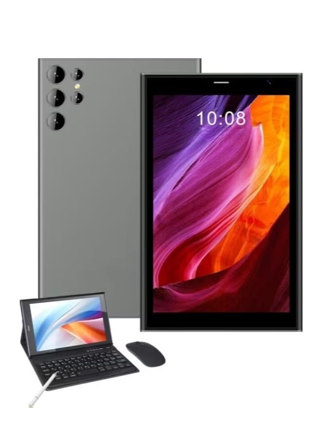 ELTRAZONE CM824 Ultra 8-Inch 5G Android 14 Tablet, 8GB RAM, 512GB Memory, HD IPS Touchscreen Display, Dual Camera, WiFi & Bluetooth, Portable Tablet PC with Wireless Keyboard & Mouse, Large Storage for Work, Study, Gaming, Streaming & Travel, Grey - Image 1