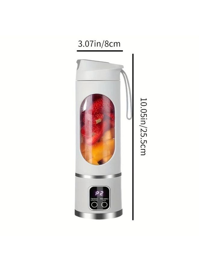 Type A USB Rechargeable Portable Juicer With Built In Battery 16 Cups Capacity For Travel Home Kitchen - Image 4