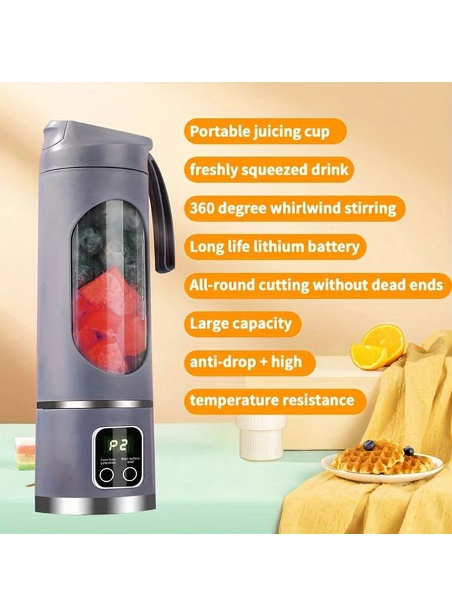 Type A USB Rechargeable Portable Juicer With Built In Battery 16 Cups Capacity For Travel Home Kitchen - Image 1