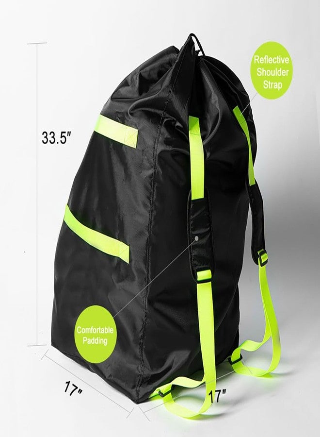Takelablaze Car Seat Travel Bag for Airplane Water Resistant Gate Check Bag with Adjustable Carry Straps for Convertible Car Seats, Infant carriers & Booster Seats - Image 2