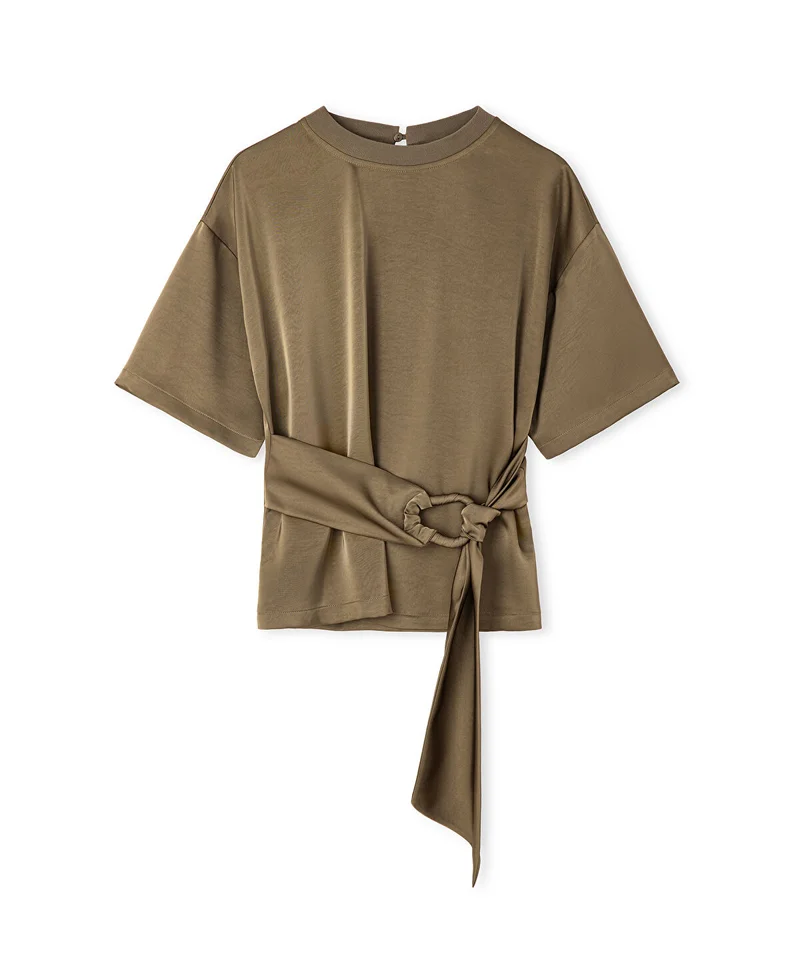 Ipekyol  Belted Satin Blouse for Women | Best Price UAE