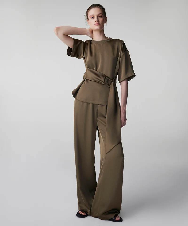 Ipekyol  Belted Satin Blouse for Women | Best Price UAE