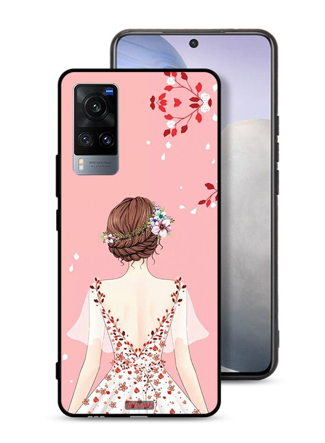Tolwak Vivo X60t Protective Case Cover Standing Girl Art - Image 1