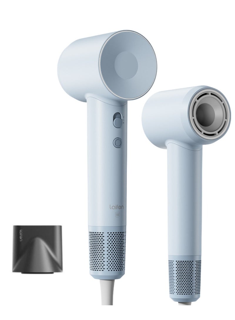 لايفن اس اي SE مجفف الشعر الأيوني - الأكثر مبيعًا في العالم والمُصنّف رقم 1 في قائمة مجففات الشعر عالية السرعة - 200 مليون أيونات سالبة، محرك بدون فرشاة بسرعة 105,000 دورة في الدقيقة، تجفيف سريع بقوة 1400 واط، ضوضاء منخفضة، فوهة مغناطيسية واحدة - لبني مطفي - Image 1