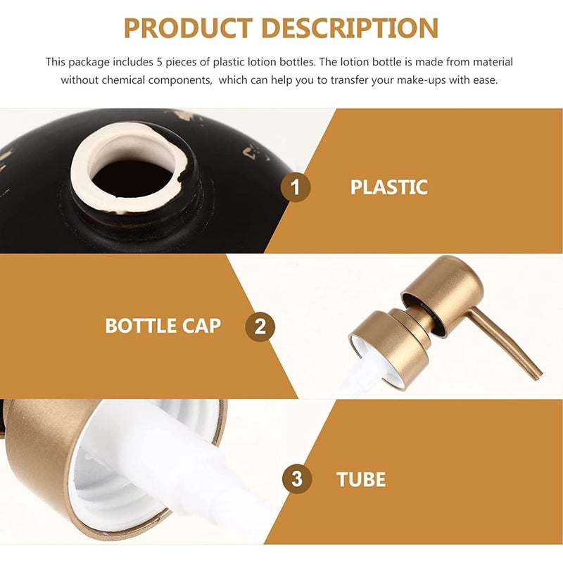 FabSeasons Spherical Soap Dispenser with Pump, Italian Marble Pattern Dispensar Bottle for Liquid soap, Homemade Lotions and Essential Oil, 300ML - Image 3