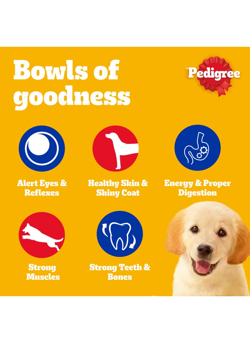 Pedigree Wet Dog Food for Puppies - Chicken & Vegetables 400g - Image 3