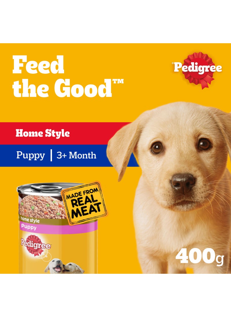 Pedigree Wet Dog Food for Puppies - Chicken & Vegetables 400g - Image 2