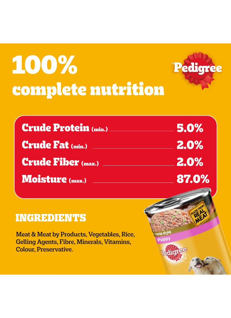 Pedigree Wet Dog Food for Puppies - Chicken & Vegetables 400g - Image 4