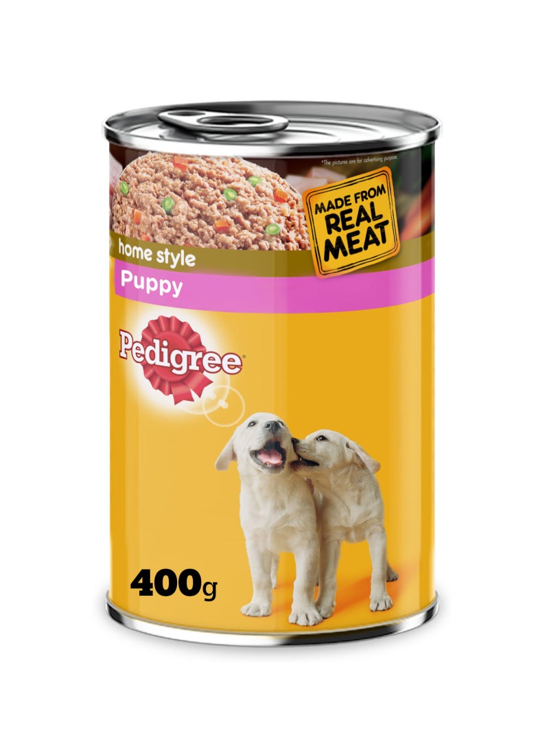 Pedigree Wet Dog Food for Puppies - Chicken & Vegetables 400g - Image 1