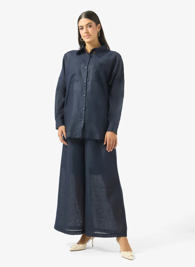 جولدن ابل Collared Neck 2 Piece Set