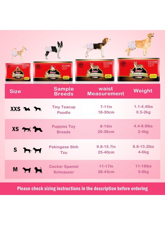 دونو حفاضات الجراء، حفاضات الكلاب ذات الاستخدام الواحد متوسطة الحجم، فائقة الامتصاص، 28 قطعة - Image 5