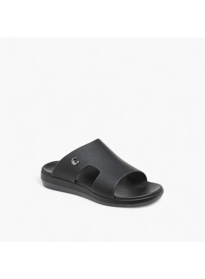 Le Confort Men Cut-Out Detail Slip-On Sandals