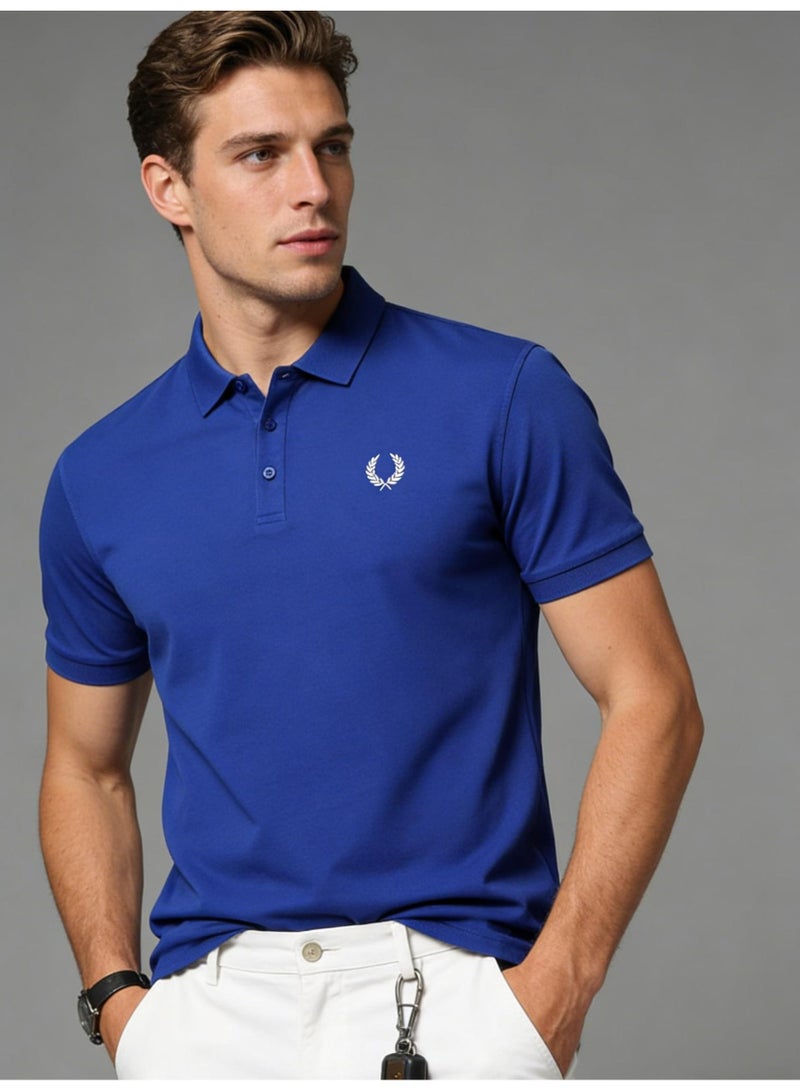 فريد بيري Fred Perry double-pointed Polo shirt | men's Polo shirt with stand collar, classic and modern style, creating eternal leisure fashion. - Image 1