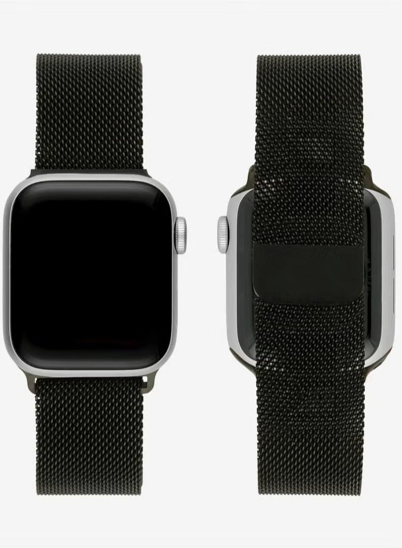 ELTRAZONE Apple Milanese Watchband for 42mm, 44mm, 45mm, 49mm – Premium Stainless Steel Mesh Apple Watch Strap, Adjustable, Stylish & Durable Design, Perfect Fit for All Apple Watch Models - Image 3
