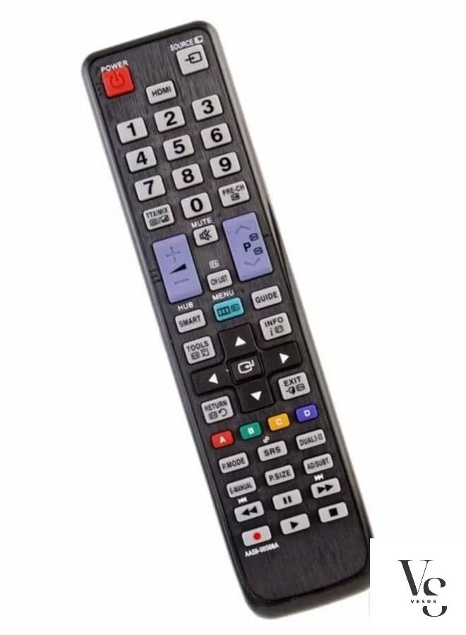 vesus Universal Remote Control For Samsung LCD/LED TV Black