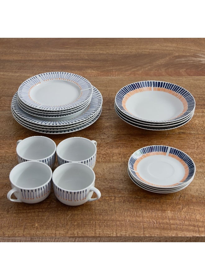 Home Box - Atlanta 20 - Pieces Linear Luxe Dinner Set - Image 1