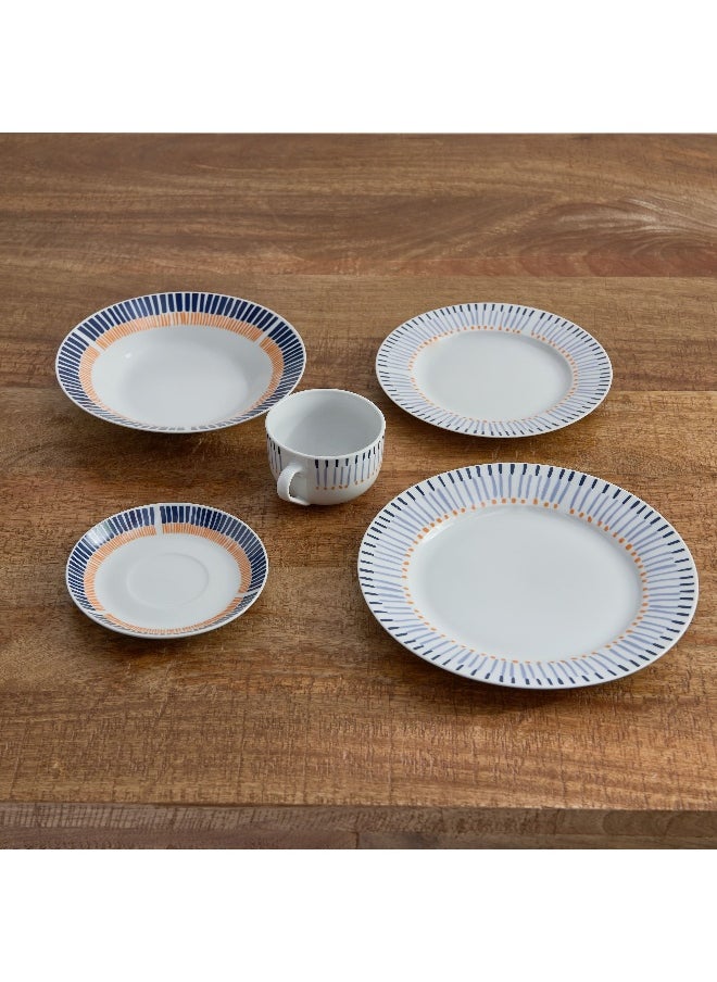 Home Box - Atlanta 20 - Pieces Linear Luxe Dinner Set - Image 1