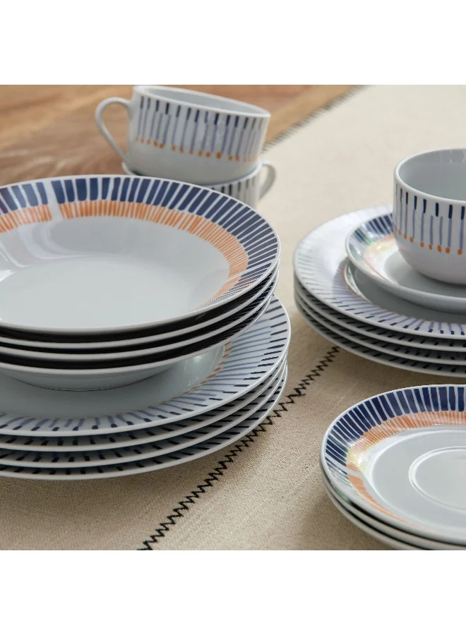 Home Box Atlanta 20 - Pieces Linear Luxe Dinner Set