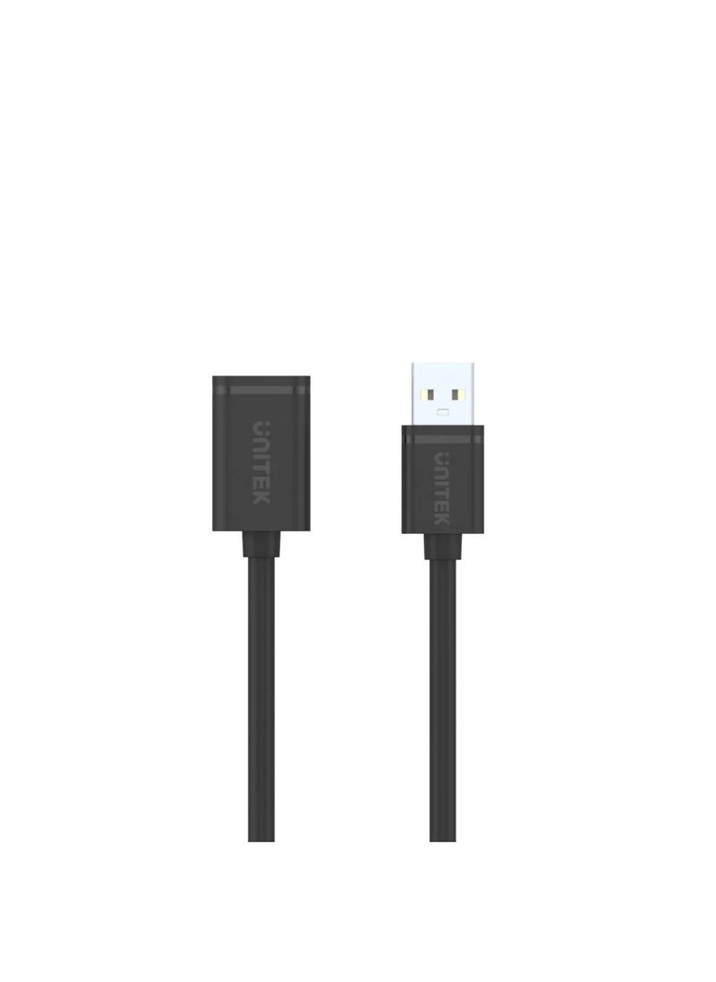 UNITEK كابل تمديد USB 2.0 من Unitek، USB-A ذكر إلى USB-A أنثى، متوافق مع كاميرا الويب والهاتف ومحور USB والفأرة ولوحة المفاتيح والقرص الصلب وسماعة الرأس ومحرك أقراص فلاش والتلفزيون  - Image 4