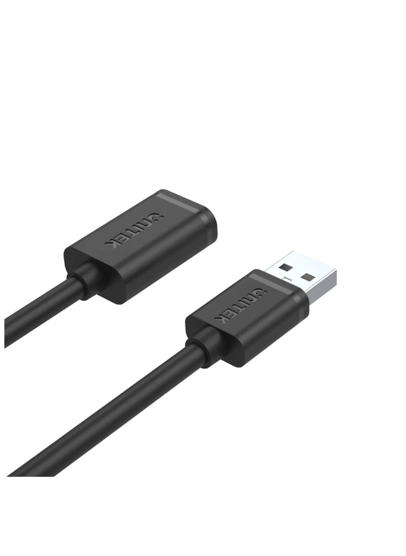 UNITEK كابل تمديد USB 2.0 من Unitek، USB-A ذكر إلى USB-A أنثى، متوافق مع كاميرا الويب والهاتف ومحور USB والفأرة ولوحة المفاتيح والقرص الصلب وسماعة الرأس ومحرك أقراص فلاش والتلفزيون  - Image 5