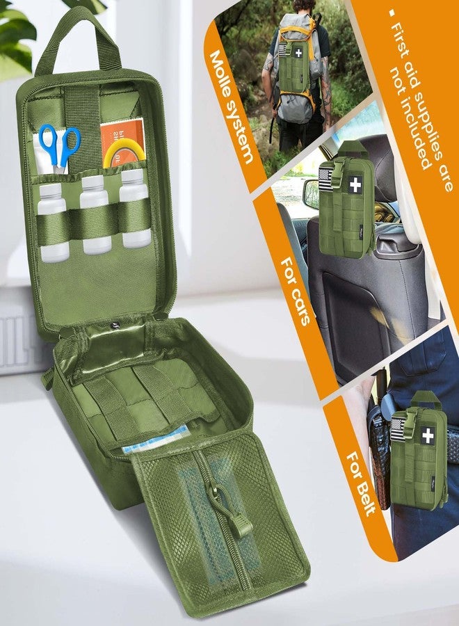 Haafoo Medical Pouch Molle, 1000D Nylon Tactical First Aid Pouch, Big Capacity EMT Pouch Utility, Heavy Duty Military Grade Rip-Away Ifak Pouch for Home, Camping and Other Outdoor Activeties（Bag - Image 4