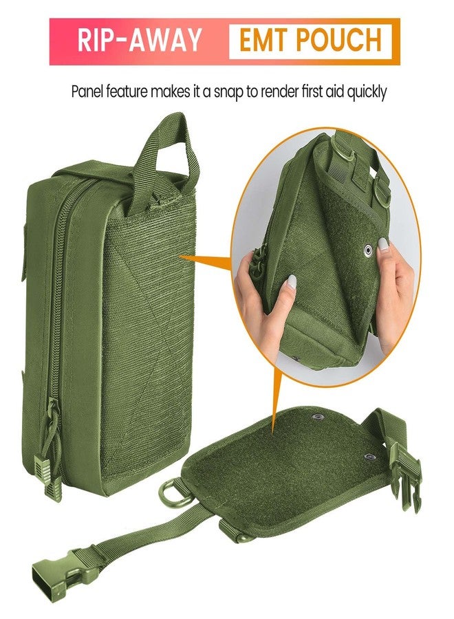 Haafoo Medical Pouch Molle, 1000D Nylon Tactical First Aid Pouch, Big Capacity EMT Pouch Utility, Heavy Duty Military Grade Rip-Away Ifak Pouch for Home, Camping and Other Outdoor Activeties（Bag - Image 5