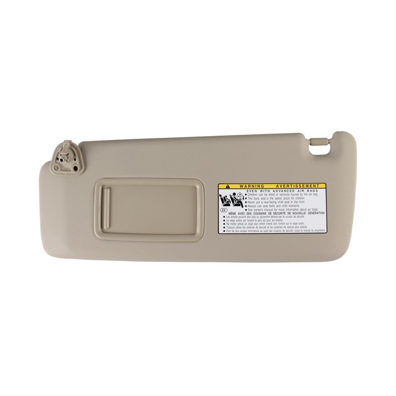PEVAST Sun Visor for Toyota Highlander 2001 2002 2003 2004 2005 2006 2007, Left Driver Side Beige Sunvisor OE Replace for 74320-48260-A0 (Beige-Left) - Image 1