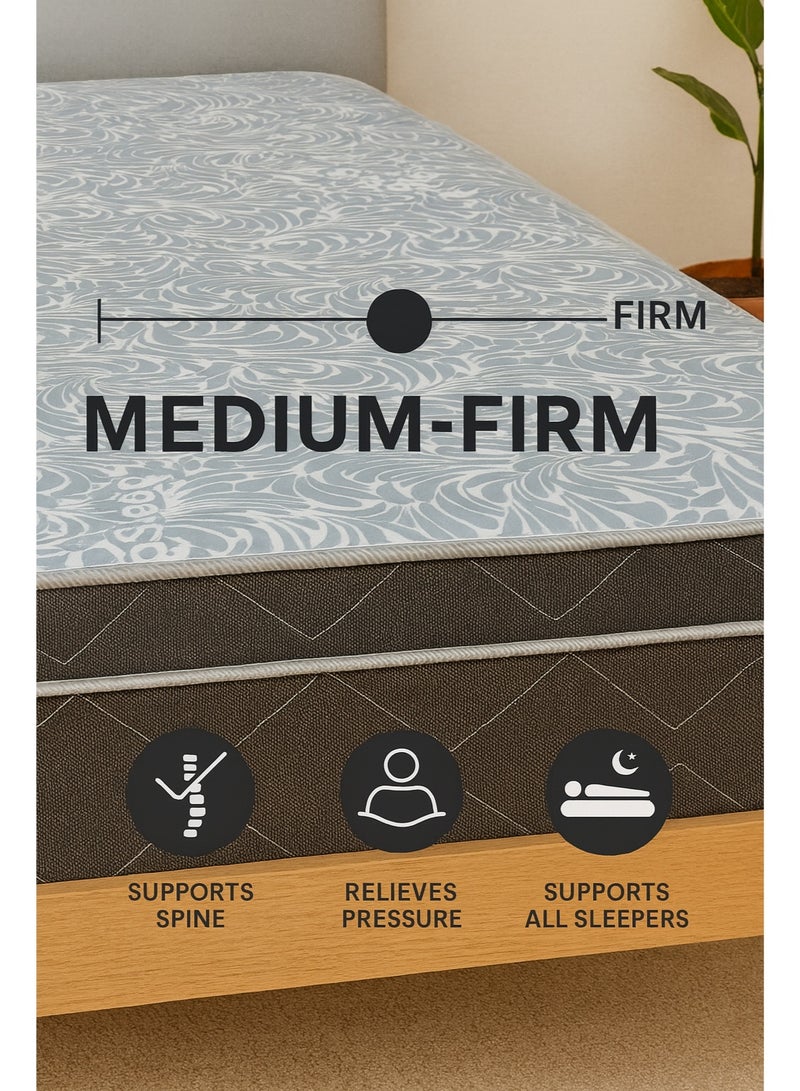 Harmony Home مرتبة طبية هارموني هوم بكس توب 180×200 سم | متوسطة الصلابة | سمك 20 سم | غطاء تبريد | مضادة للحساسية | الإمارات العربية المتحدة - Image 3