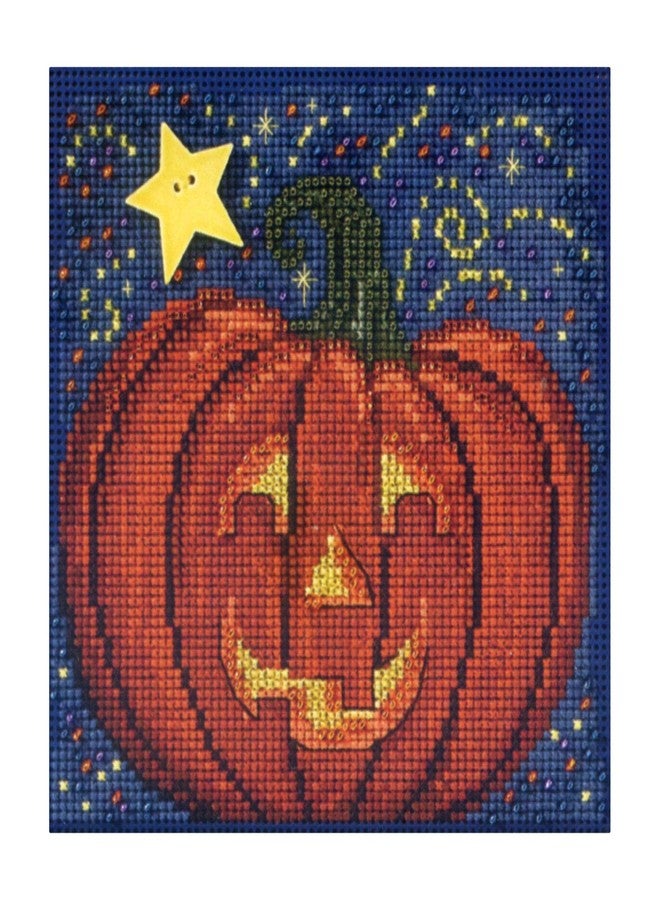Mill Hill Midnight Pumpkin - Beaded Cross Stitch Kit MH143206 - Buttons & Beads 2013 Autumn - Image 1
