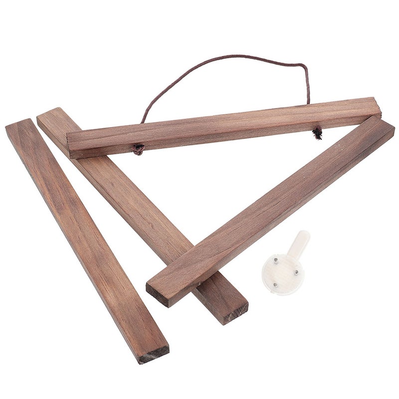 1 Poster Frame Hanger Wood Painting Poster Scroll Hanger Frame For Home - Image 3