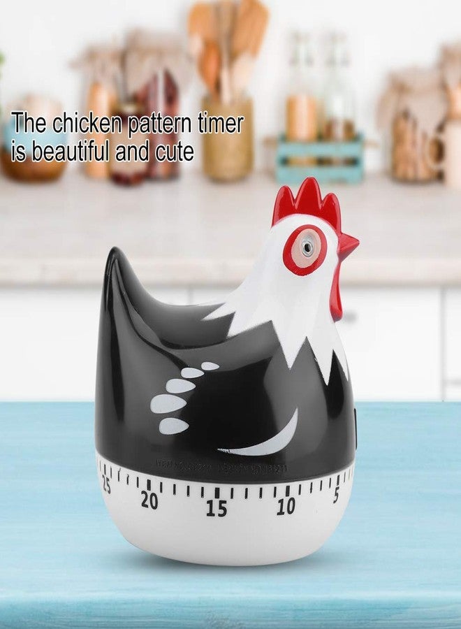 Hongzer Chicken Pattern Timer, Chicken Pattern Countdown Kitchen Timer Reminder for Cooking Baking(Black) - Image 3