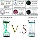 FKYTION Liquid Motion Bubbler Timer Pack of 5 Colorful Hourglass Liquid Bubbler Sensory Anxiety Toys Autism ADHD Fidget Toys Children Activity Calm Relaxing Desk Toys for Kids Teenager Adults - Image 4