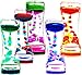 FKYTION Liquid Motion Bubbler Timer Pack of 5 Colorful Hourglass Liquid Bubbler Sensory Anxiety Toys Autism ADHD Fidget Toys Children Activity Calm Relaxing Desk Toys for Kids Teenager Adults - Image 2