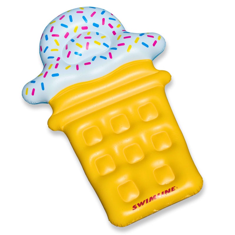 SWIMLINE Inflatable Swimming Pool Float Lounger Raft Fun Mat Ice Cream Dream Multicolor - Image 2